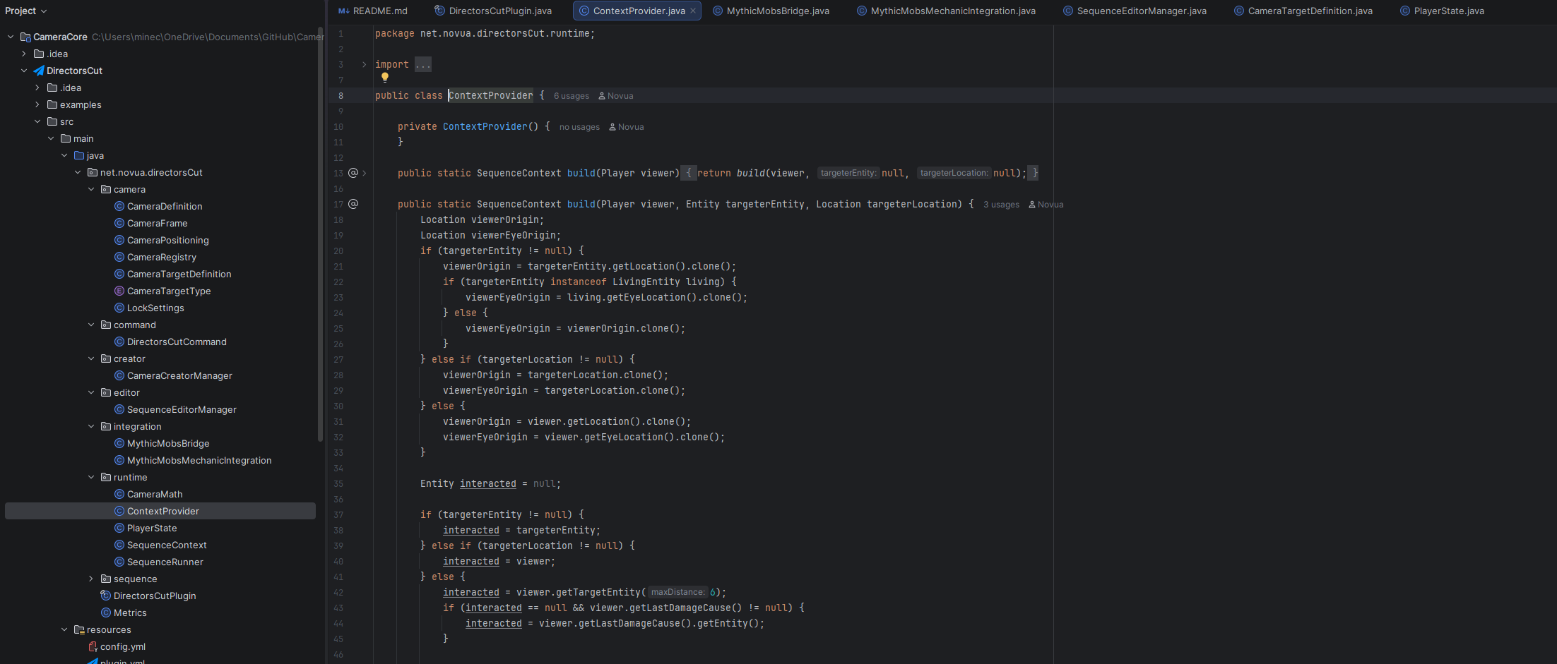 Animation keyframe study
